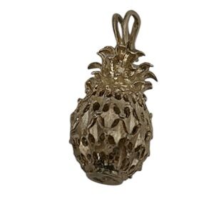 VTG Sterling Silver Pineapple Openwork Pendant